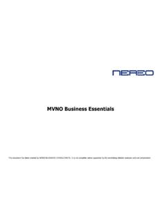 MVNO Business Essentials - Nereo Consulting