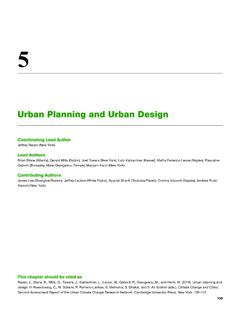 Urban Planning and Urban Design - Columbia University