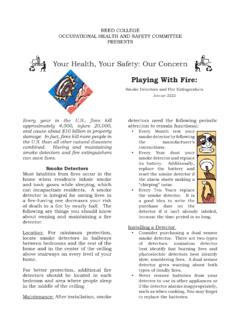 Your Health, Your Safety: Our Concern - reed.edu