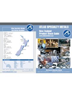 ATLAS SPECIALTY METALS - Atlas Steels