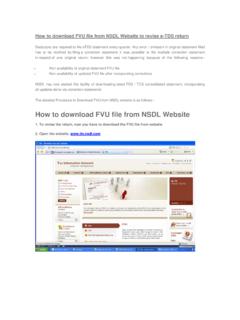 How to download FVU file from NSDL Website - EICMA