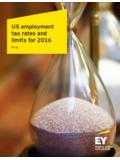 US employment tax rates and limits for 2016 - Ernst &amp; Young
