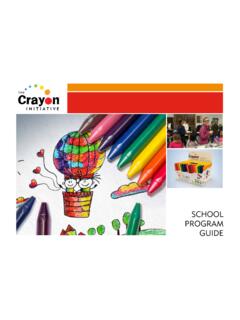SCHOOL PROGRAM GUIDE - The Crayon Initiative