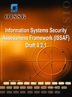 Information Systems Security Assessment Framework