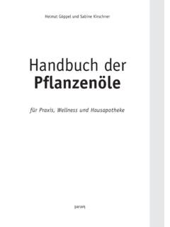 Handbuch der Pflanzen&#246;le - Param Verlag
