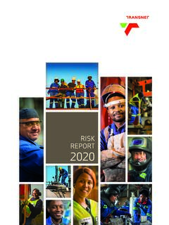 RISK REPORT 2020 - Transnet