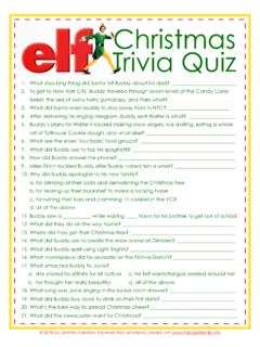 Christmas Trivia Quiz - Flanders Family Homelife
