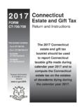 CT-706-709 Instructions, 2017 Connecticut Estate …