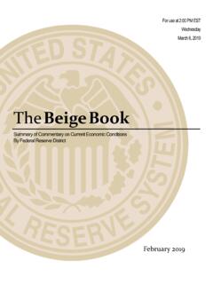 The Beige Book - federalreserve.gov
