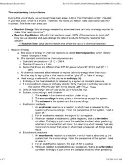 Thermochemistry Lecture Notes - kmacgill.com