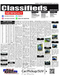 Classifieds Classified and mor - Trinidad and Tobago Newsday