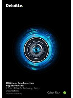 EU General Data Protection Regulation (GDPR) - deloitte.com