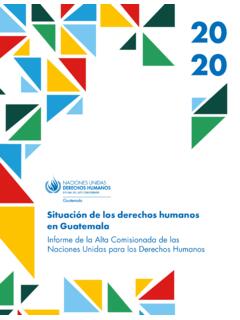 Situaci&#243;n de los derechos humanos en Guatemala