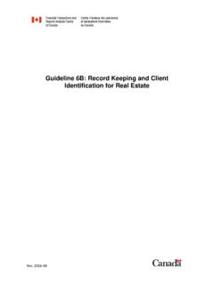 Guideline 6B: Record Keeping and Client Identification for ...