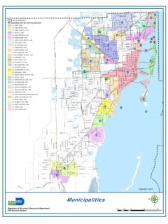 Municipalities - Miami-Dade County