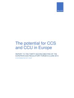 The potential for CCS and CCU in Europe - European …