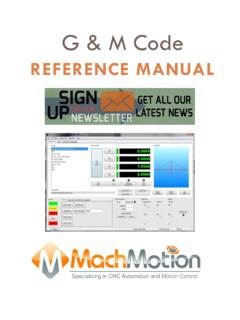 REFERENCE MANUAL - MachMotion