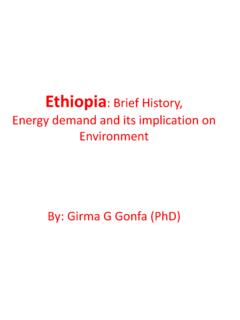 Ethiopia: Brief History - University of Cincinnati