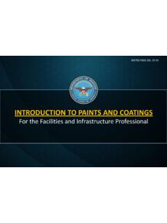 INTRODUCTION TO PAINTS AND COATINGS