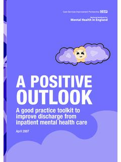 A POSITIVE OUTLOOK - NHS Wales