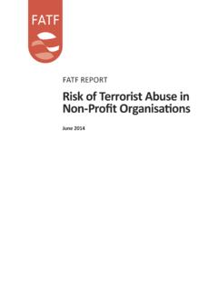 Risk of terrorist abuse in non-profit organisations