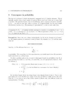 9 Convergence in probability - University of California, Davis