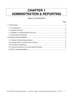CHAPTER 1 ADMINISTRATION &amp; REPORTING
