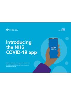 Introducing the NHS COVID-19 app