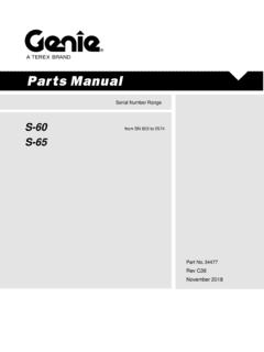 S-60 S-65 - Parts, Service and Operations Manuals | …
