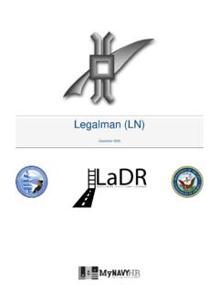 Legalman (LN) - United States Navy