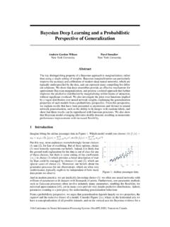 Bayesian Deep Learning and a Probabilistic Perspective of ...