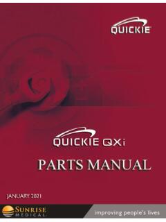 Quickie QX/QXi PAGE 1 - Sunparts