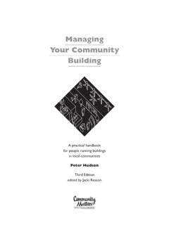 Managing Your Community Building - Village Hall
