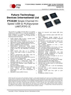 Future Technology Devices International Ltd - FTDI