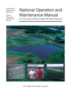 National Operations and Maintenance Manual