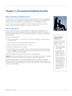Chapter 7. Permanent Disability Benefits