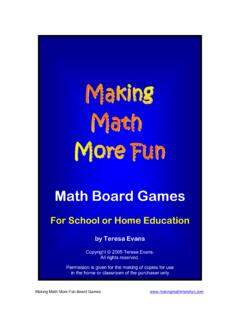 Copy of Math Board Games - The Mathematics Shed