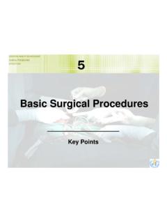 Basic Surgical Procedures - World Health Organization