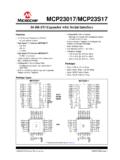MCP23017/MCP23S17 Data Sheet - Microchip Technology