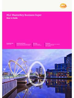 MLC MasterKey Business Super - MLC Australia