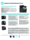 Officejet Pro X476dn Multifunction Printer - hp.com
