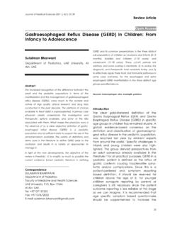 Open Access Gastroesophageal Reflux Disease …