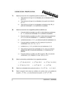 5 EJERCICIOS PARABOLA - matematicaparatodos.com