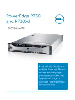 PowerEdge R730 and R730xd - Dell