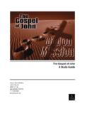 The Gospel of John A Study Guide