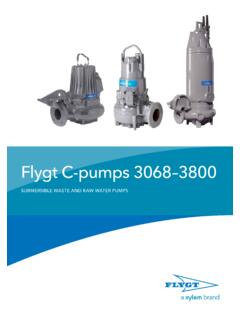 Flygt C-pumps 3068–3800 - Xylem Inc.