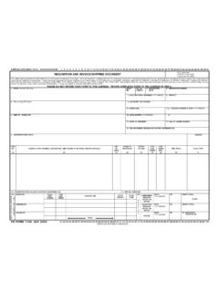 DD Form 1149, Requisition and Invoice/Shipping Document ...