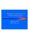 Regulatory Implications of Global Clinical Trials