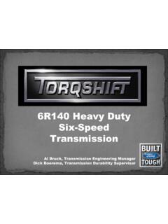 6R140 Heavy Duty Six-Speed Transmission - Automotive News