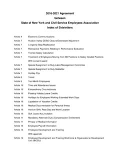 2016-2021 Agreement between State of New York and Civil ...